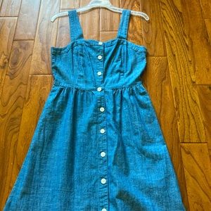 J. Crew denim dress. Size 0.